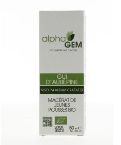 Gui d'Aubépine (Viscum album crataegi) bourgeon unitaire BIO, 50 ml
